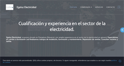 Desktop Screenshot of egoluzelectricidad.com